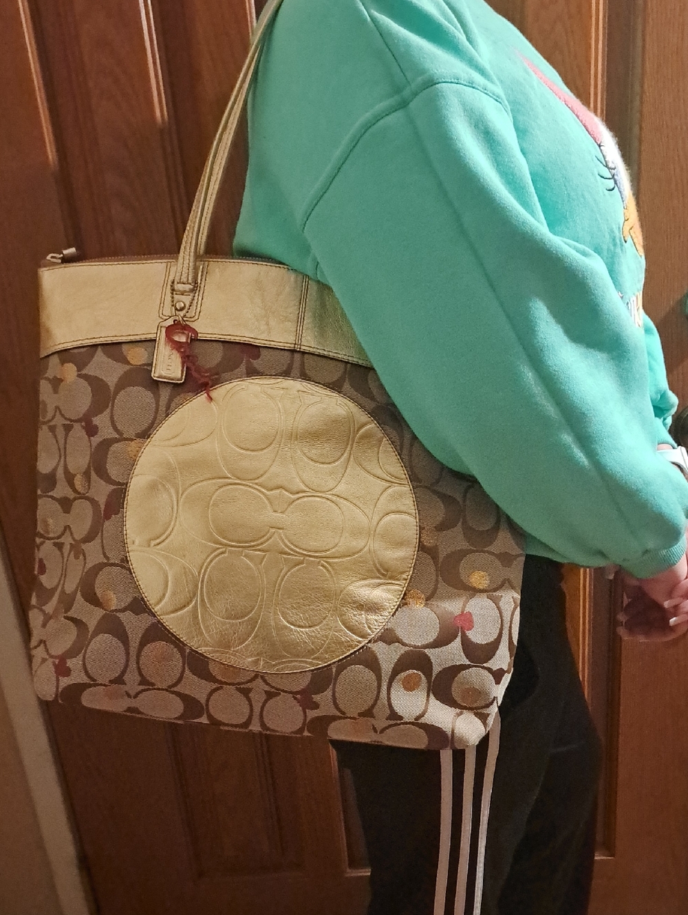 Coach Laura Signature Tote Bag, specifically the "Secret Admirer" 2011